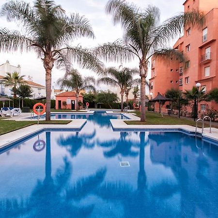 2035-Lovely 1 bedrooms sea view apartment Manilva Buitenkant foto