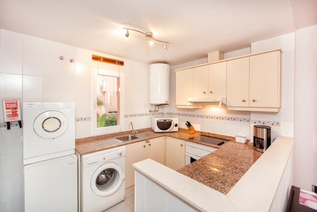 2035-Lovely 1 bedrooms sea view apartment Manilva Buitenkant foto